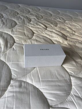 PRADA White Logo Glasses Sunglasses Gift Box - Sleek Designer Packaging
